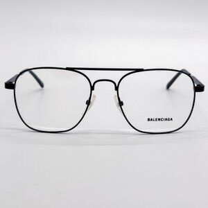 NEW BALENCIAGA EYEGLASSES BB0037O 001 BLACK UNISEX EYEWEAR